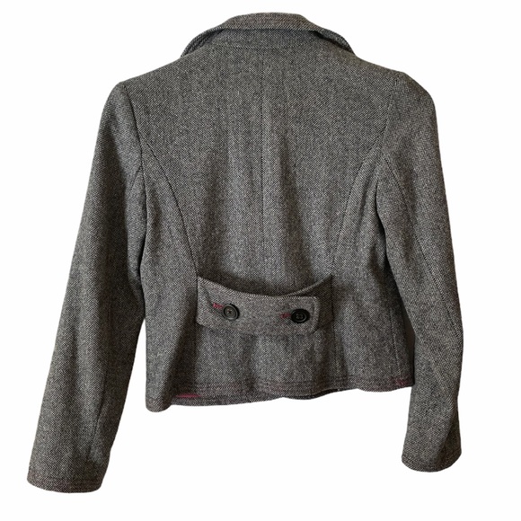 GAP black and white wool blend blazer, size 2 - Picture 3 of 13